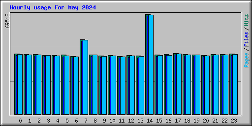 Hourly usage for May 2024